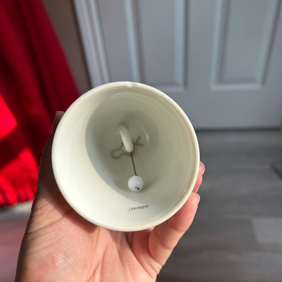 5/$25 ceramic china 25th Anniversary Floral Bell 🔔 - Picture 5 of 6